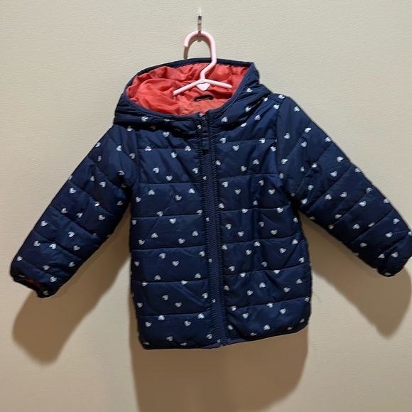 Carter’s toddler girls winter puffer coat - Picture 1 of 4